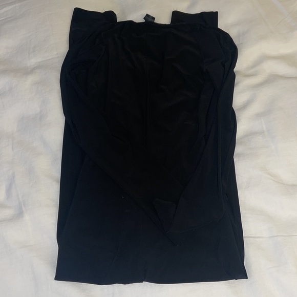 Norma Kamali sweetheart catsuit black long sleeve - Picture 8 of 10